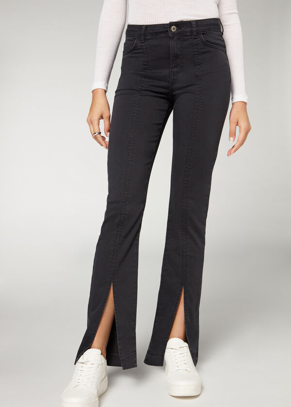 Jeans con Spacco Frontale Jeans Calzedonia
