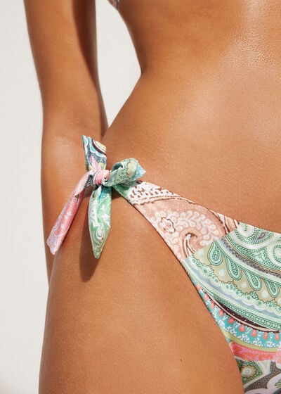 Trosor med knytband bikini Saint Tropez