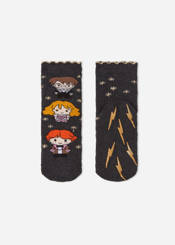 Dětské protiskluzové ponožky Harry Potter s vánočními motivy