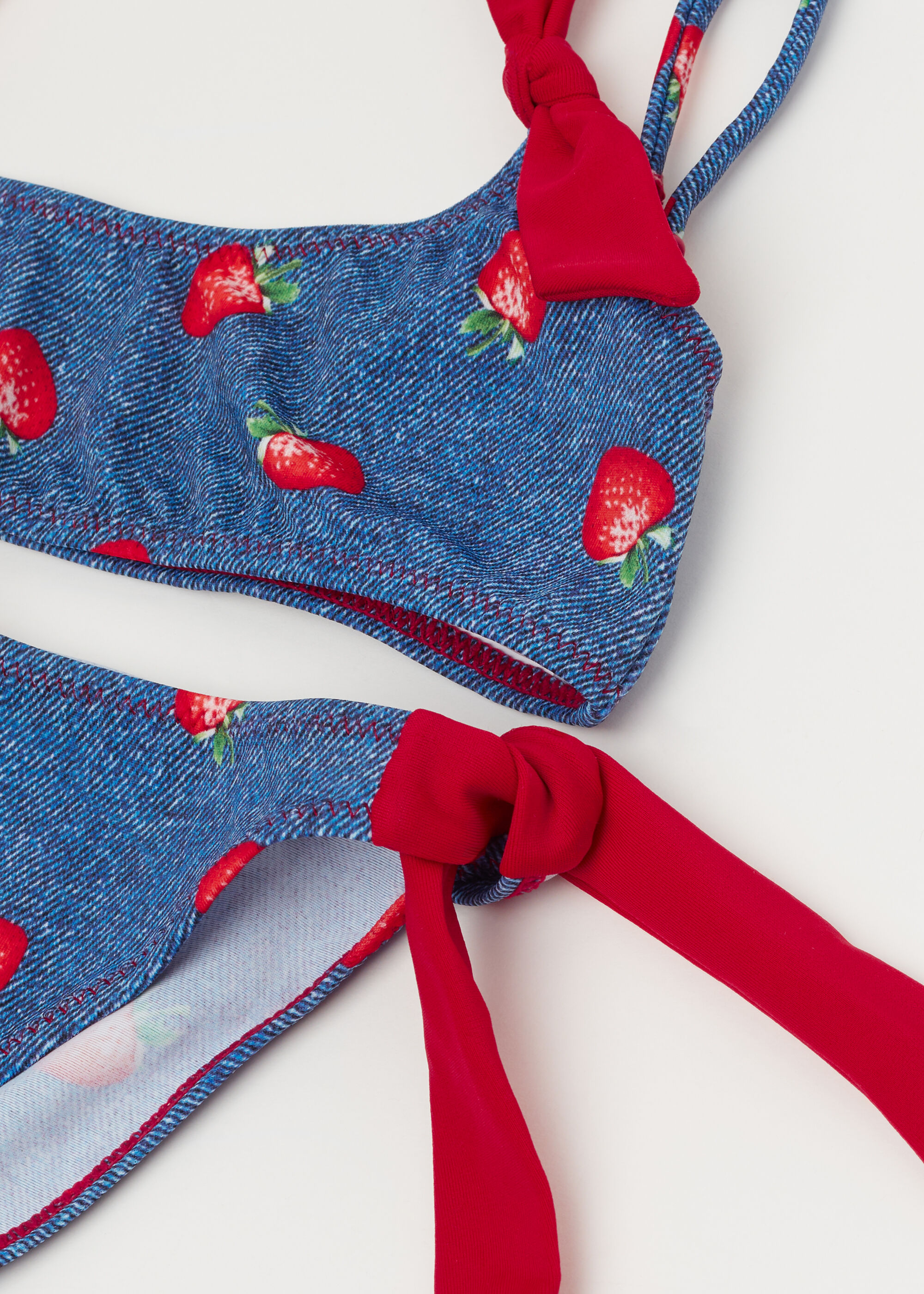 Bikini für Mädchen Red Strawberries