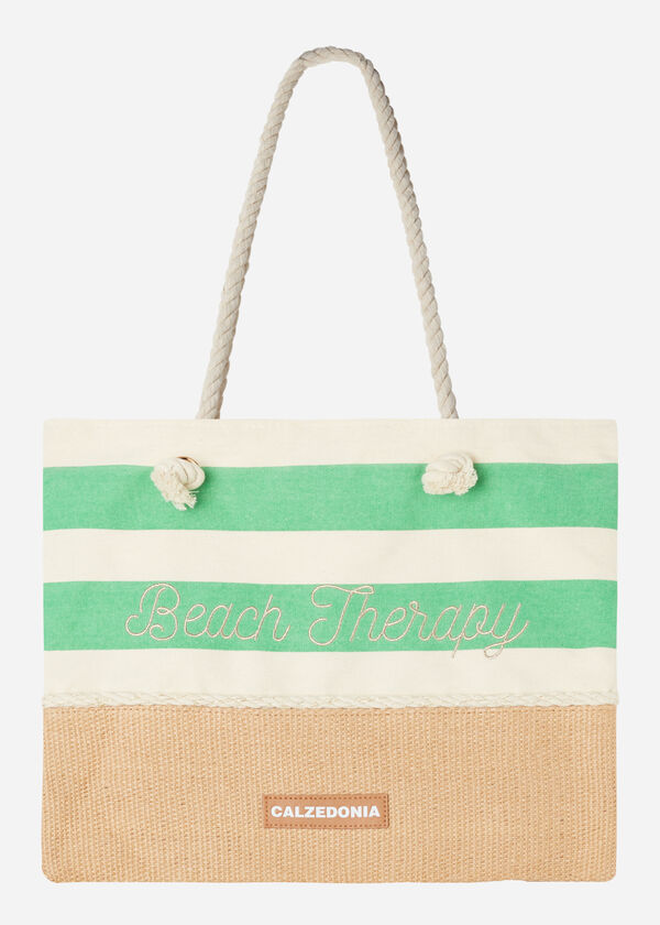 Striped Beach Bag