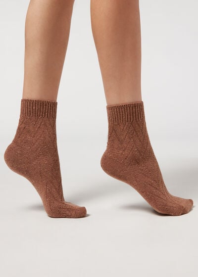 Short Socks with Wool