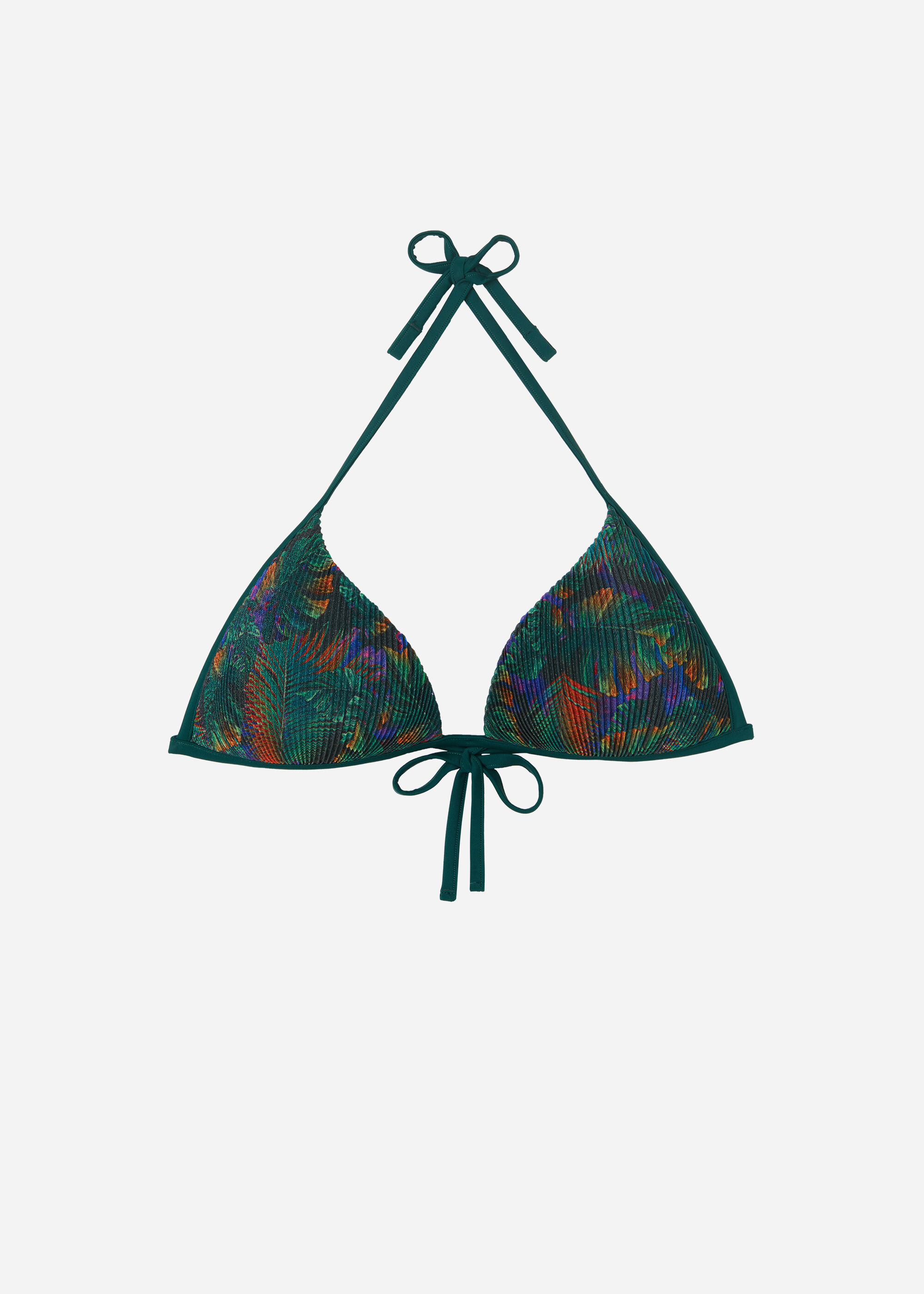 Haut de maillot push-up à rembourrage progressif Night Foliage