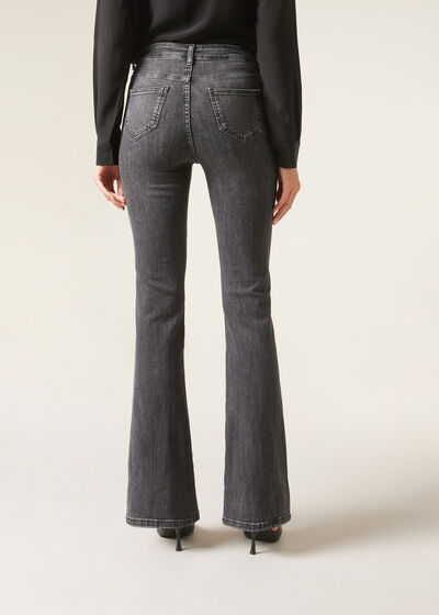 Flared Stretch Jeans