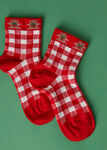 Chaussettes courtes Famille Noël pour enfants