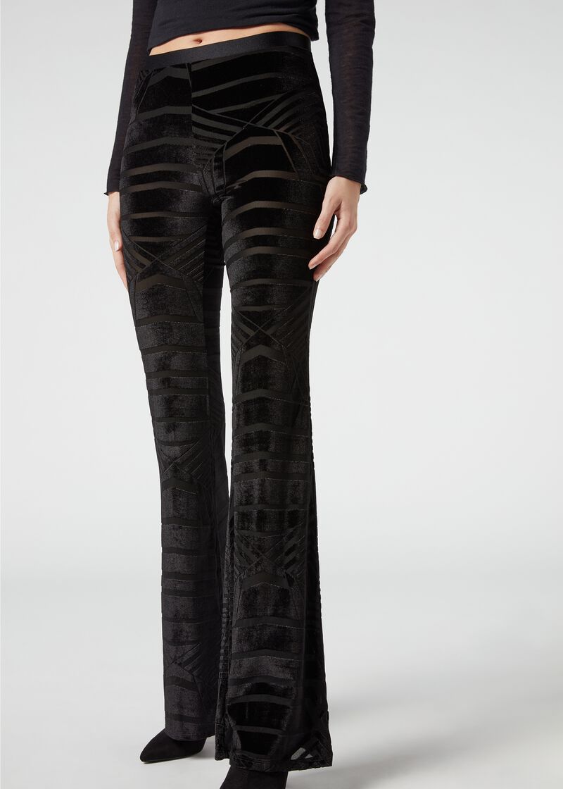 calzedonia velvet leggings