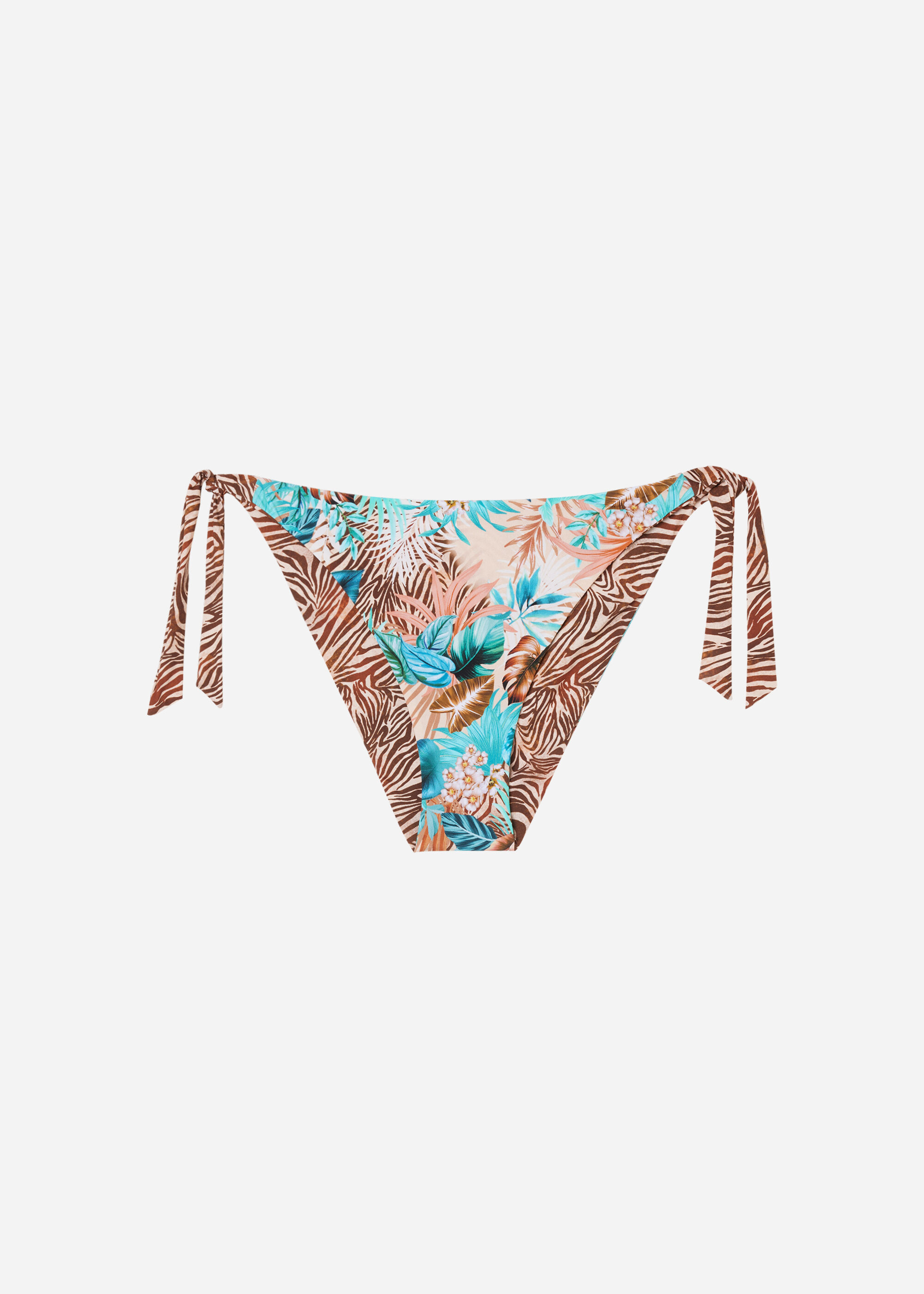 Double Face Bow Bikini Bottoms Wild Foliage