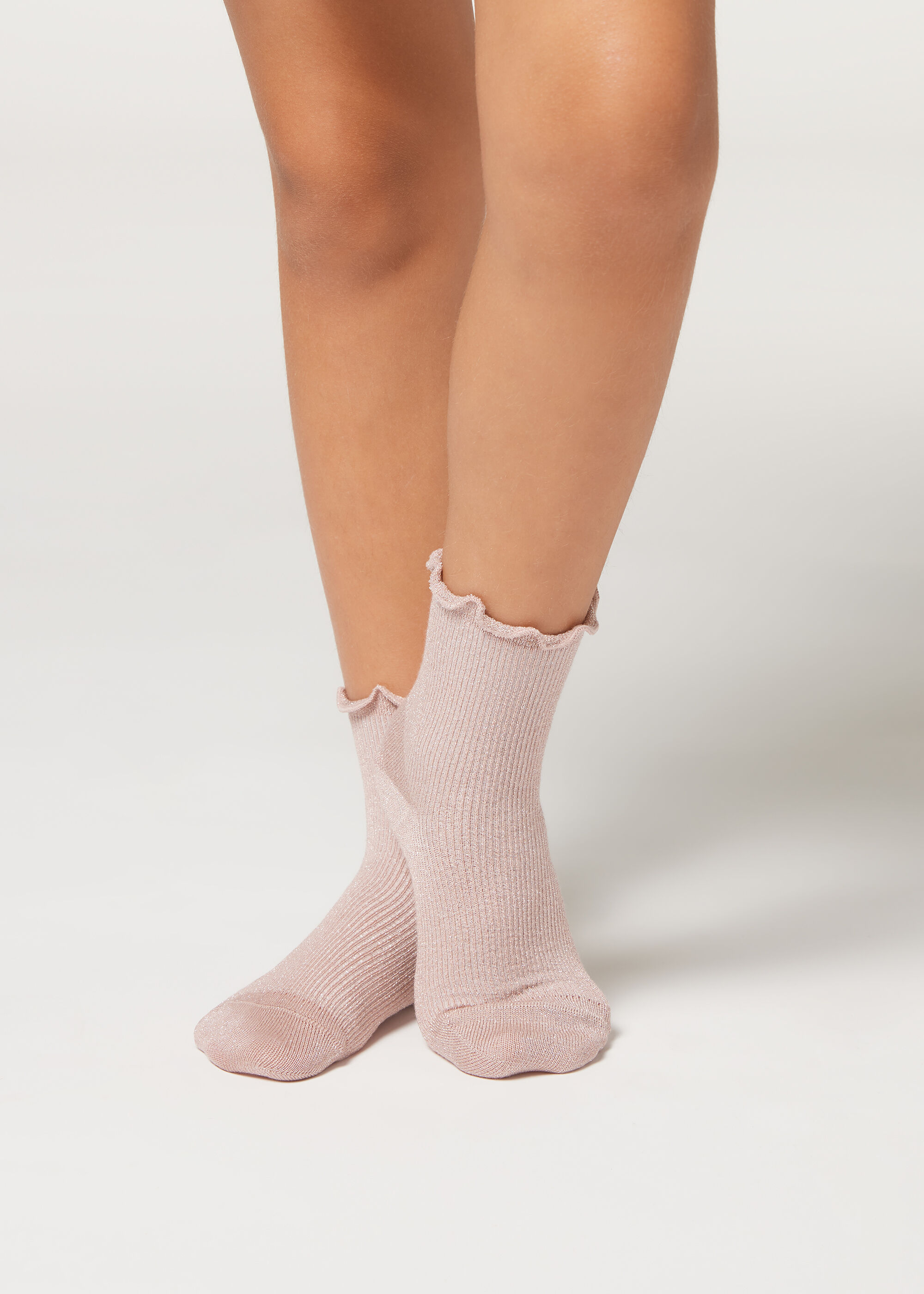 Kids’ Chic Glitter Socks