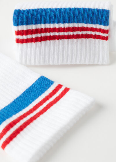 Men’s Micro Striped Crew Socks