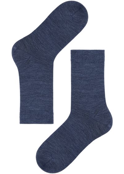 Men’s Wool and Cotton Crew Socks