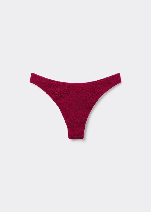 Brazilian Bikini Bottoms Crinkle Waves