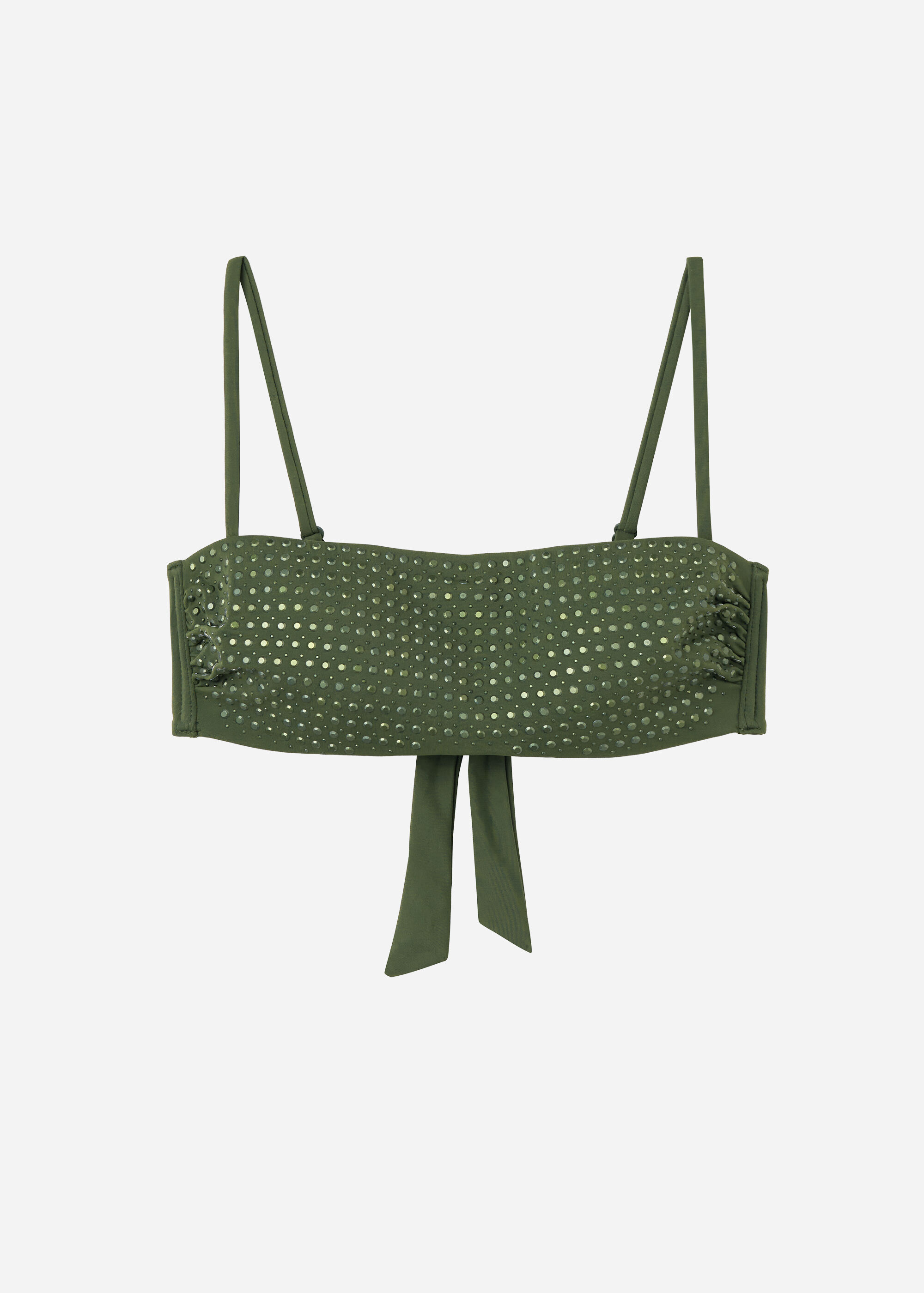 Bandeau-Bikinioberteil mit leichter Wattierung Luxury Stones