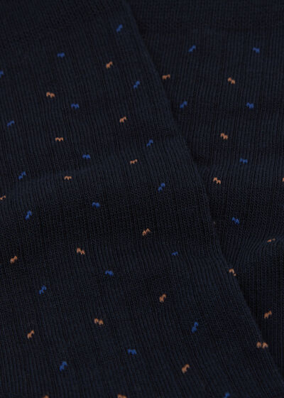 Men's Patterned Cotton Socks
