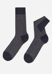 Krátké pánské puntíkované ponožky s kašmírem