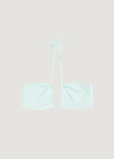 Drawstring Bandeau Swimsuit Top Beverly Hills Eco