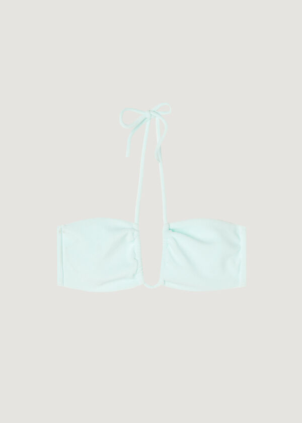 Drawstring Bandeau Bikini Top Beverly Hills Eco