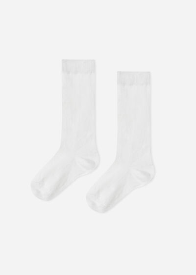 Lange Socken aus Soft-Baumwolle