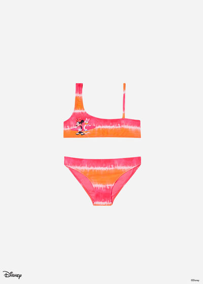 Tvådelad bikini för flicka Minnie & Daisy Tie-Dye Disney