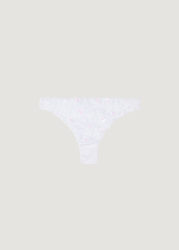 Brazilian Floral Swimsuit Bottom Parigi