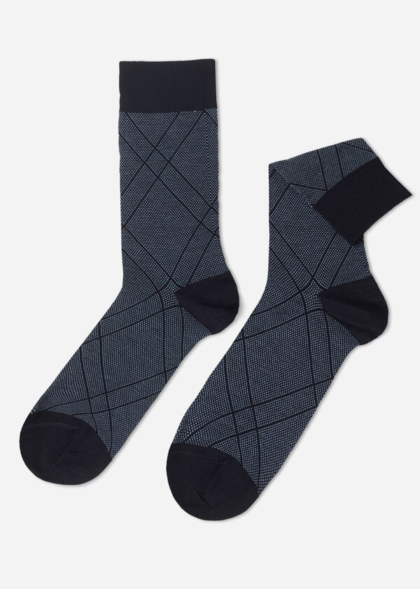 Men’s Classic Lisle Thread Crew Socks