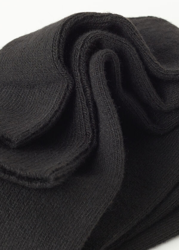 Openwork Wool Over-the-Knee Socks
