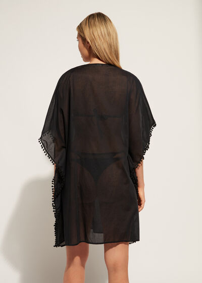 Kimono Caftan with Embroidery and Passementerie