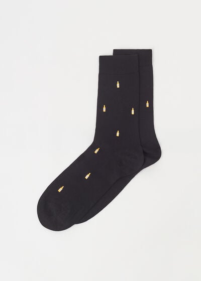 Pánske krátke ponožky s celoplošným vzorom