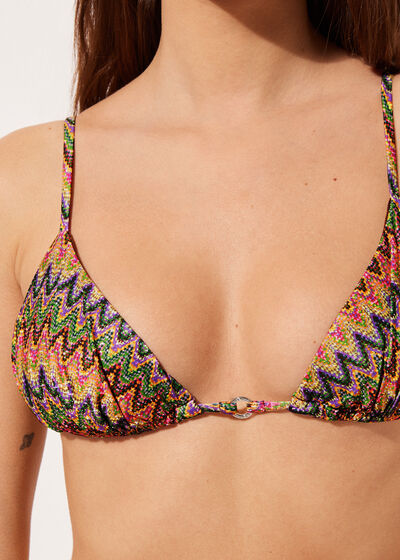 Triangel-Bikinioberteil Bright Optical