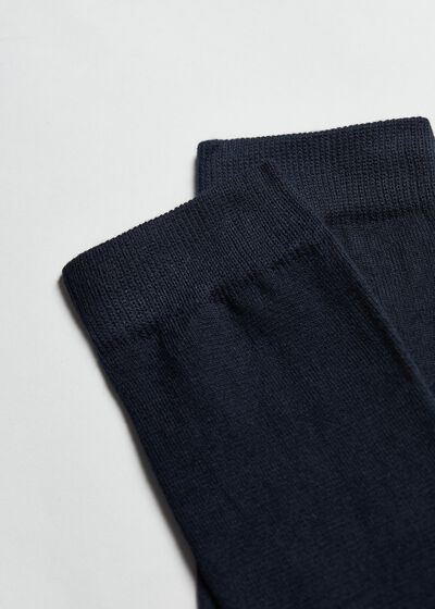 Chaussettes longues en coton thermique pour homme
