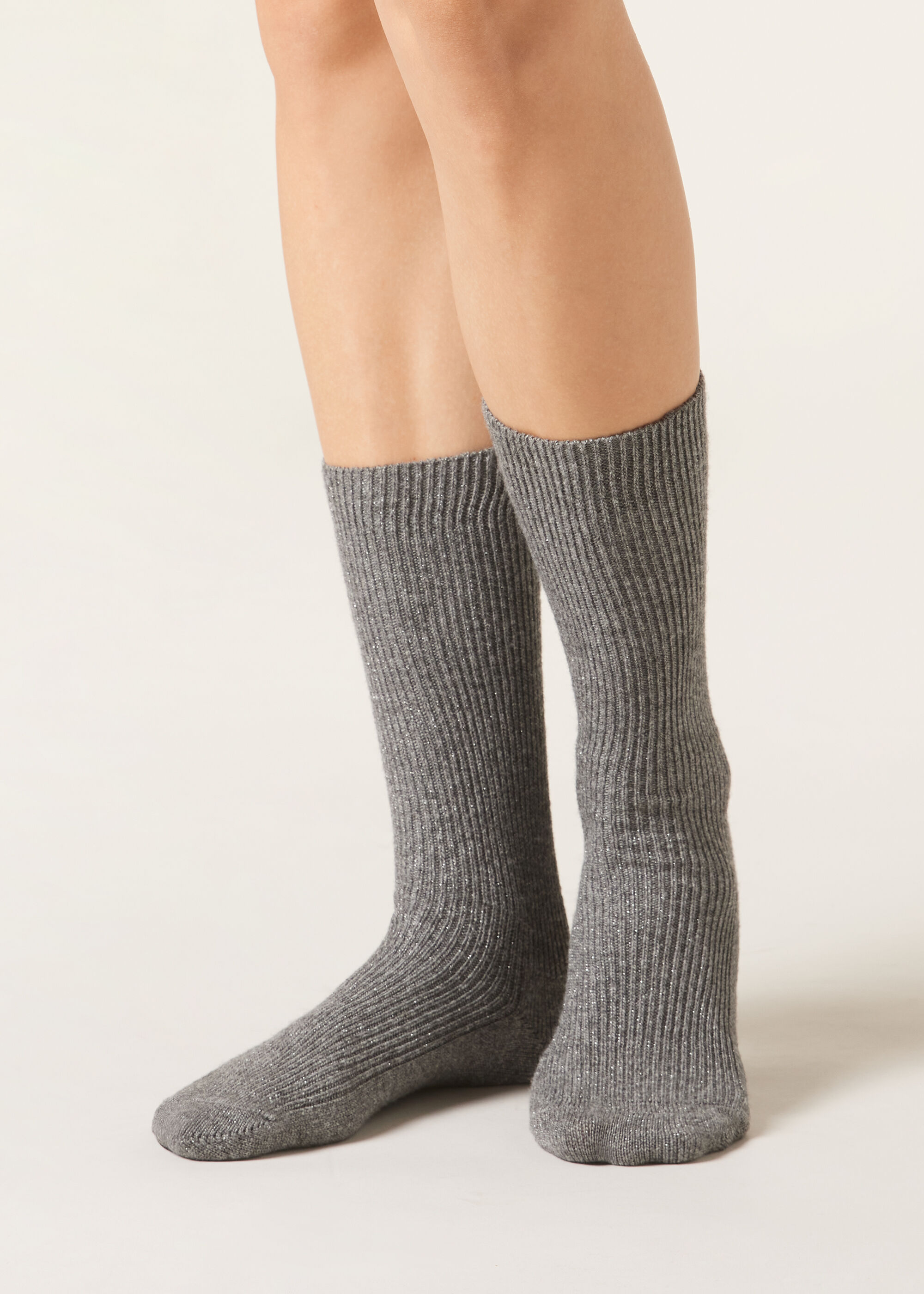 Glitter Socks with Cashmere