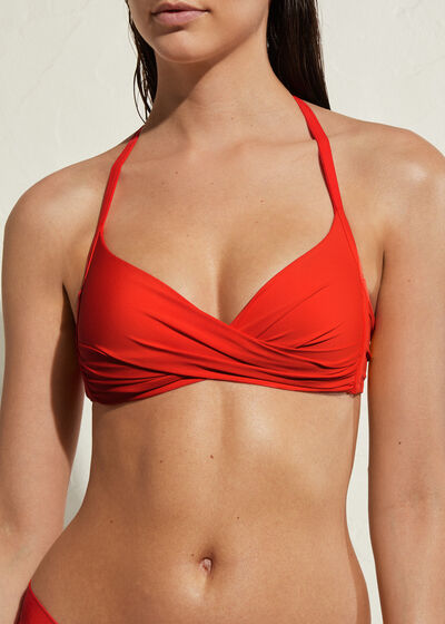 Padded Triangle Swimsuit Top Indonesia Eco