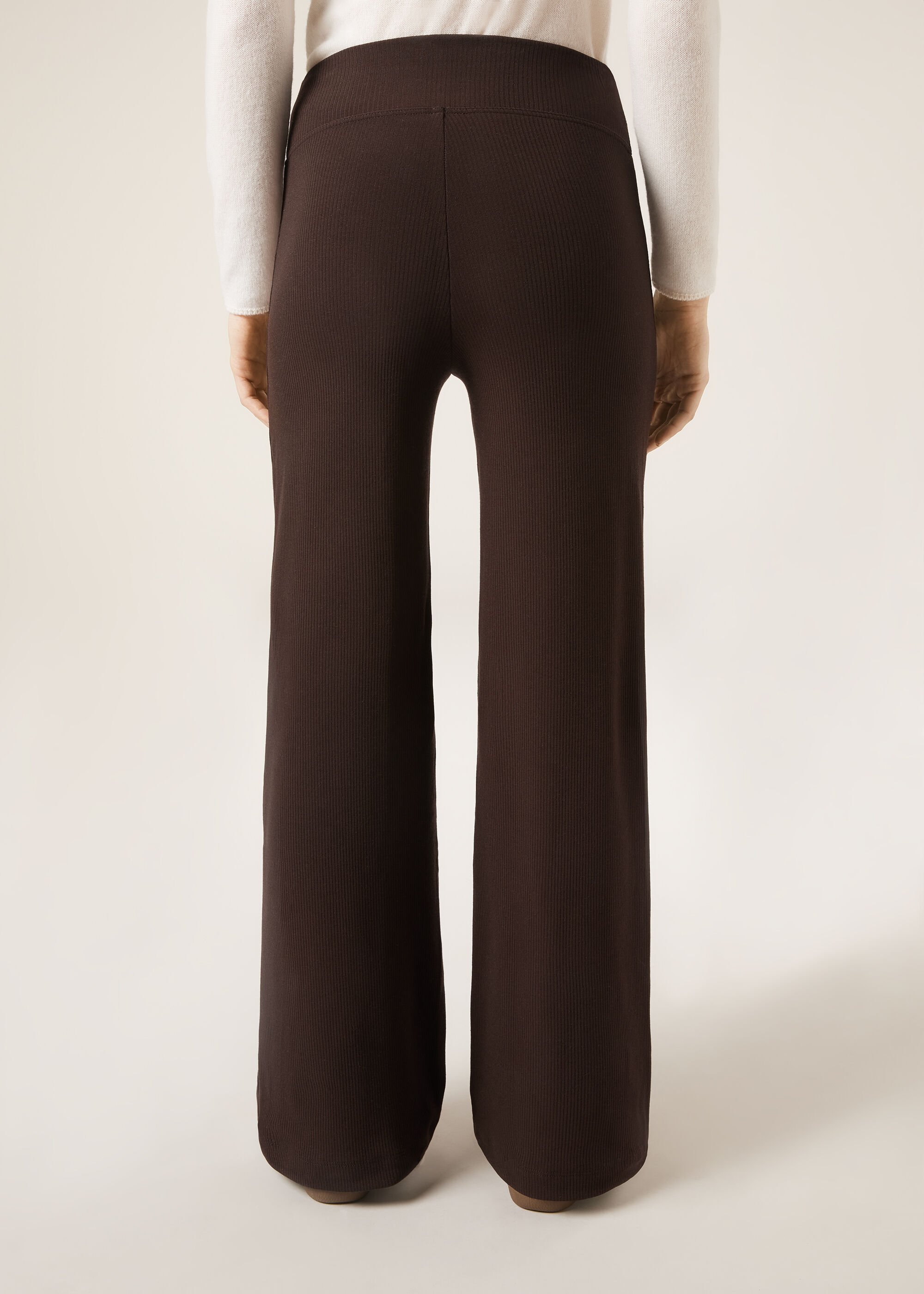 Pantalon Palazzo avec Cachemire