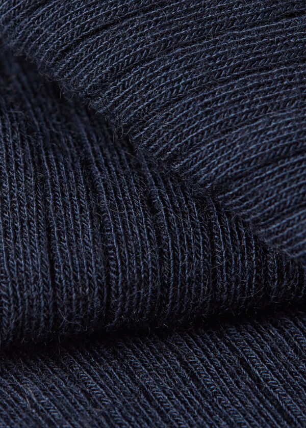 Calze Lunghe con Cashmere a Coste