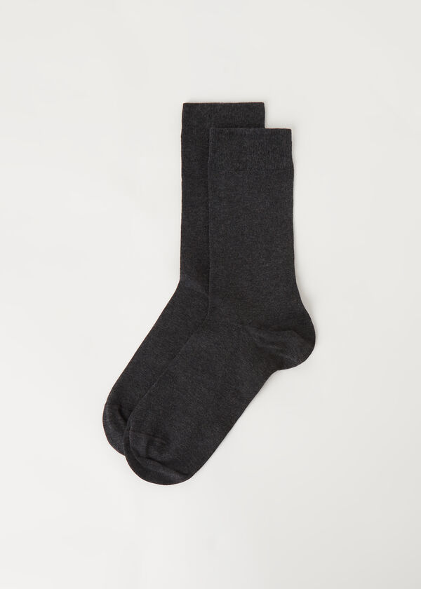 Men’s Satin Cotton Short Socks