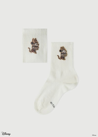 Krátké dětské ponožky s disneyovskou Minnie