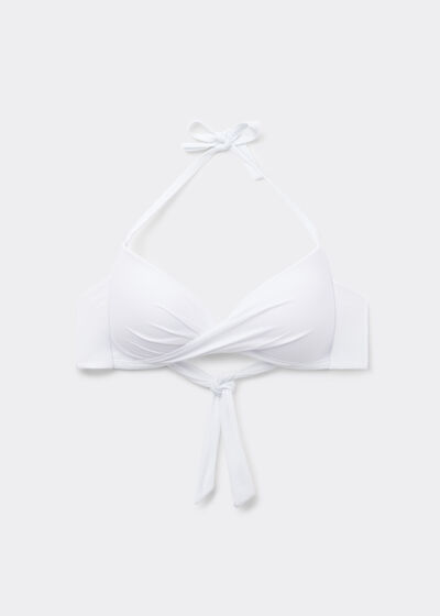 Haut de maillot triangle à rembourrage progressif avec croisement Indonesia