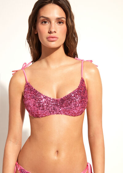 Haut de maillot brassière rembourré Cannes