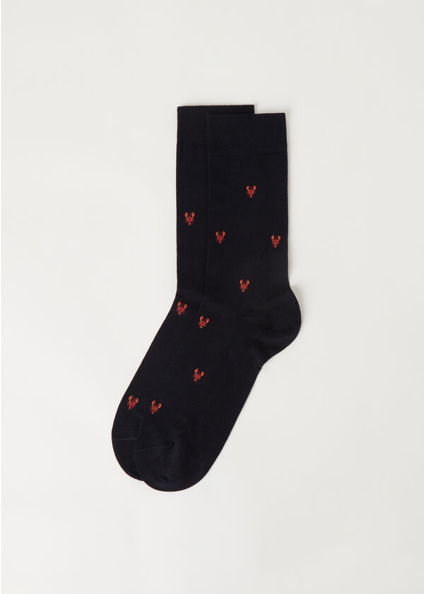 Men’s All-Over Pattern Short Socks