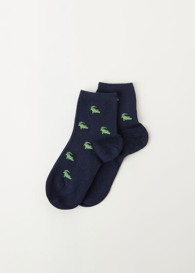 Kids’ Animal Print Short Socks