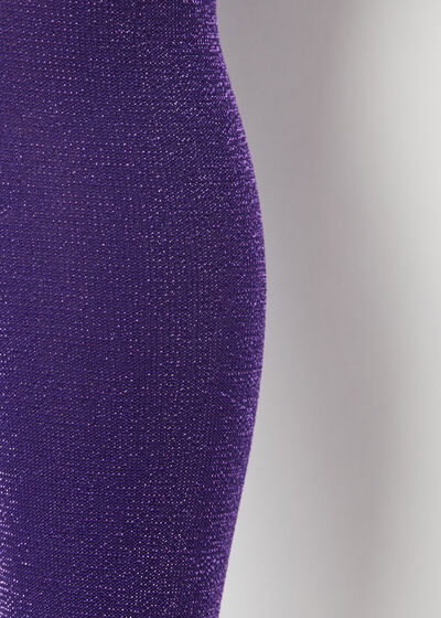 Collants Opacos 70 Den com Glitter para Menina