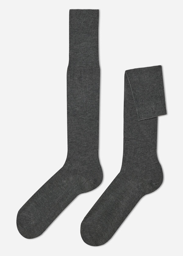 Calcetines Largos de Hombre con Cashmere