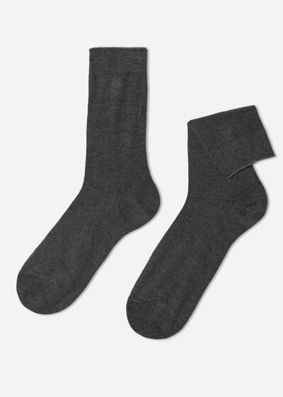 Chaussettes courtes avec cachemire pour homme