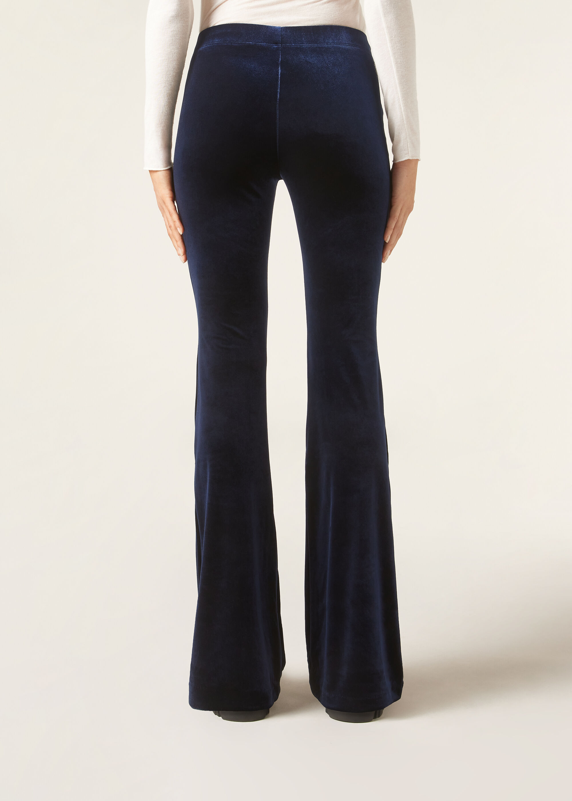 Velvet Flared Trousers
