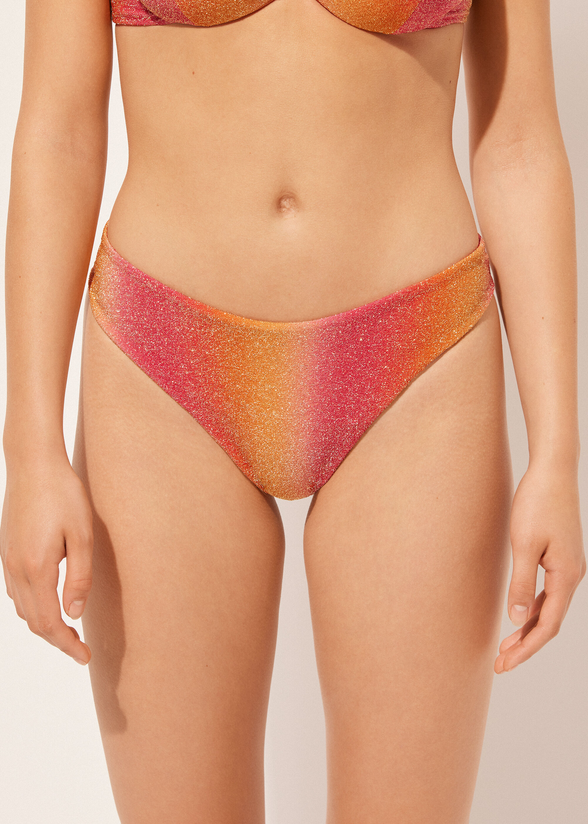 Cueca de Biquíni Brasileira Colorful Shades