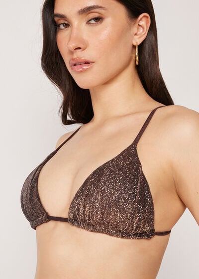 Triangolo Costume Brown Glitter