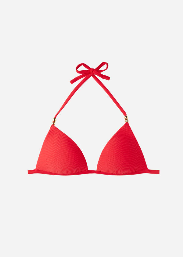 Graduated Padded Triangle Bikini Top Casablanca