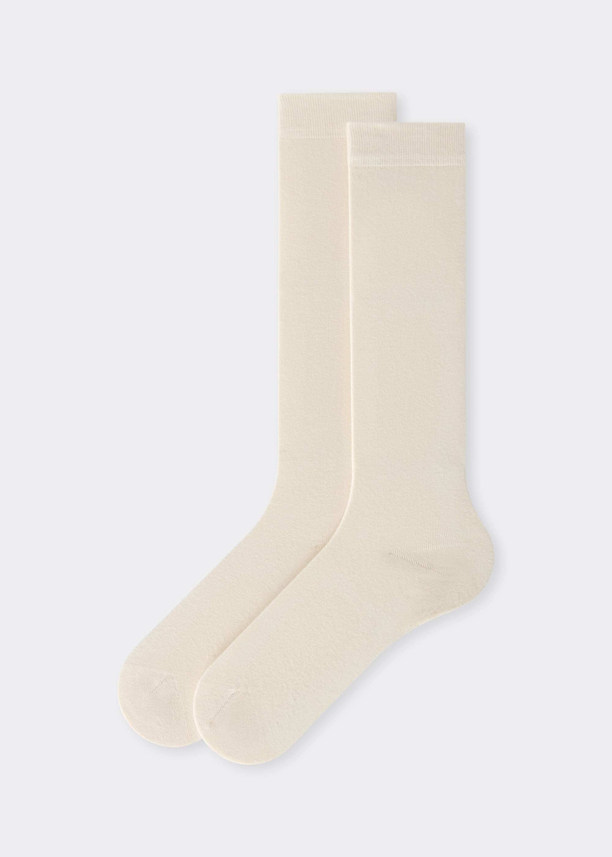 Tall Satin Cotton Socks