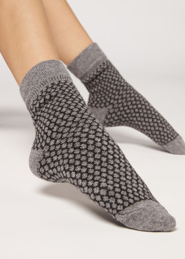 Short Socks with Cashmere