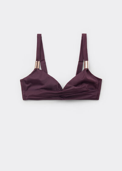 Ruched Triangle Bikini Top Scultura