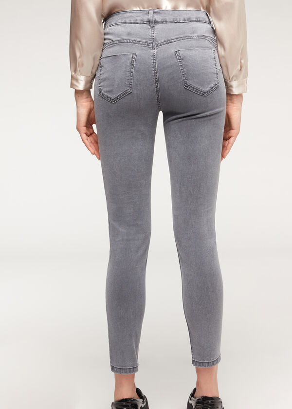 pubertad Júnior Sótano Vaqueros Push Up Light Denim Eco - Calzedonia